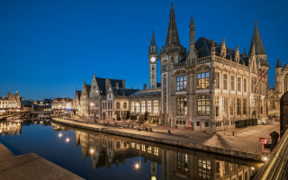 Large building clock tower river 6 - barthel bruyn free wallpaper