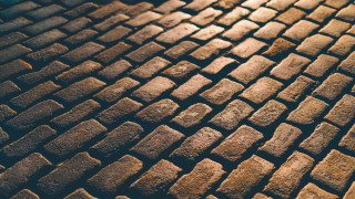 Brick road light shining textured - texture free wallpaper