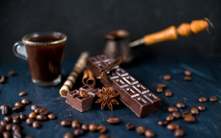 Chocolate coffee beans cinnamon coffee - clara peeters free wallpaper