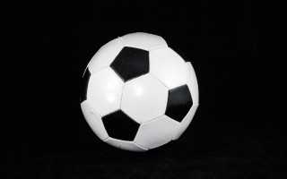 Soccer ball planet galaxy night - logo free wallpaper
