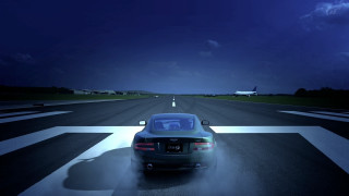 Night runway jet plane futurism - panfuturism free wallpaper