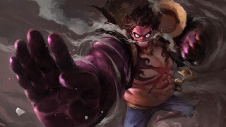 Giant male demon arm action - action painting free wallpaper