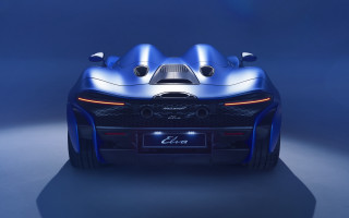 Blue sports car hood up 4 - a hood free wallpaper