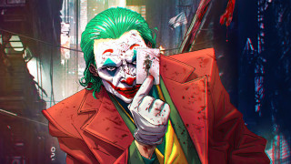 Joker cellphone serious blood clown - a cell phone free wallpaper