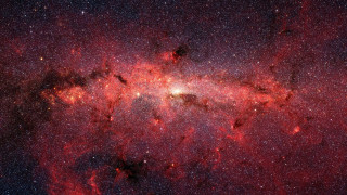 Large star cluster red center - large star cluster in the sky free wallpaper