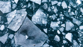 Ice water ice chunks jigsaw - deconstructivism free wallpaper