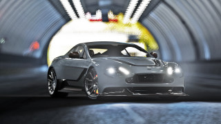 Car tunnel rim lighting photorealism - the doorway free wallpaper