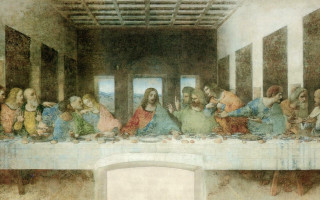 People eating together ceiling fan - renaissance oil painting free wallpaper