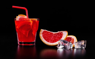 Blood orange juice ice grapefruit - a stock photo free wallpaper