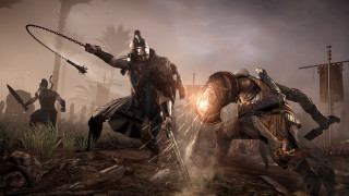 Knights desert palm trees battle - daryush shokof free wallpaper