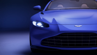 Blue sports car black background 3 - unreal engine 5 quality free wallpaper
