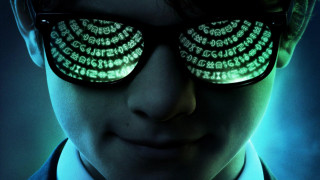 Glowing sunglasses man blue green - sunglass free wallpaper