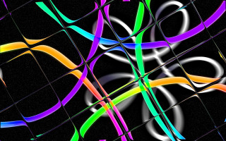 Multicolored abstract swirly vibrant aurora - abstract design free wallpaper