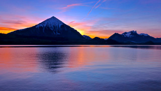 Mountain reflection sunset colorful sky 6 - anthony s waters free wallpaper