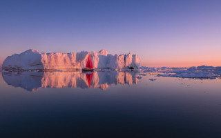 Iceberg redsail sunset matte ecological - sunset free wallpaper