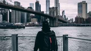 Bridge city skyline water backpack - a backpack free wallpaper