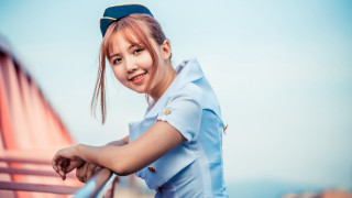 Girl sailor smile blurry background - a girl in a sailor outfit free wallpaper