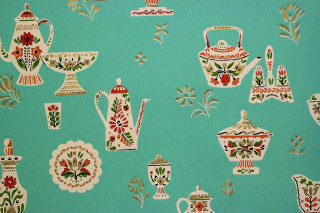 Wall designs teapot cup artwork - a cup free wallpaper