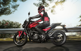 Red motorcycle rider outdoors leather - a red motorcycle free wallpaper