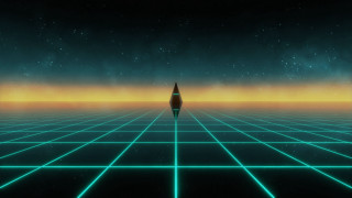 Space station rocket star retrofuturism - image of a space station free wallpaper
