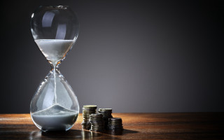 Hourglass sand coins stilllife neoism - sand free wallpaper