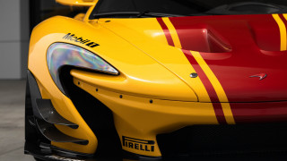 Yellow red sports car garage 2 - a garage free wallpaper