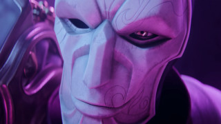 Masked face purple background ambient - vanita free wallpaper