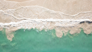 Australian beach wave surfing aerial - a surfboard free wallpaper
