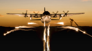Airplane smoke sunset beach ocean - ed benedict free wallpaper