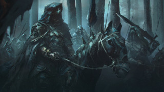 Man horse forest men armor - other man free wallpaper