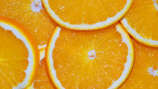 Orange slices water droplets star - the top free wallpaper