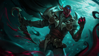 Horned man sword underwater armor - dom qwek free wallpaper