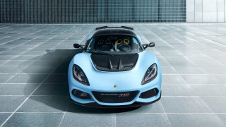Blue sports car digital clock - a large room free wallpaper