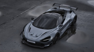 Grey sports car hood up - ultra free wallpaper