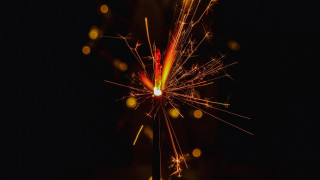 Sparkler dark night sparks moon - fluxus free wallpaper