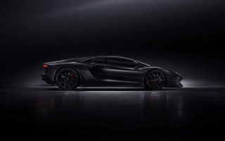 Black sports car dark room 40 - the wall behind free wallpaper
