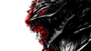 Black red monster dragon vanitas - a black face free wallpaper
