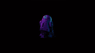 Purple toy dark black hologram - beeple free wallpaper