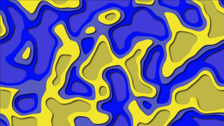 Blue yellow wavy abstract yellow - abstract background free wallpaper