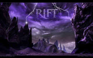 Purple mountain range purple sky - gothic art free wallpaper for desktop