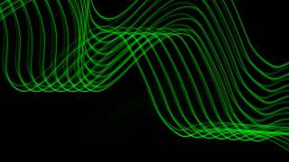 Green wave light raytraced volumetric - volumetric free wallpaper