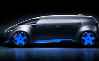 Futuristic car blue lights black - a blue light free wallpaper