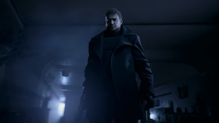 Man coat flashlight rayonism portrait - a coat free wallpaper