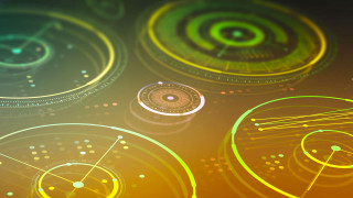Cellphone circle pattern glowing magic - beeple free wallpaper