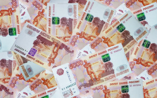 Pile colored bills green stamp - boris vladimirski free wallpaper