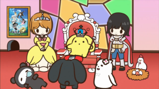 Cartoon characters room cat dog - a group of cartoon characters free wallpaper