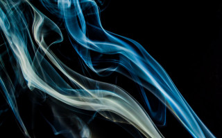 Black smoke illusionism abstract portrait - abstract illusionism free wallpaper