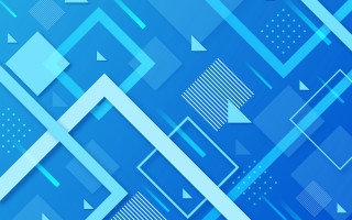 Blue abstract lines shapes geometric - beeple free wallpaper