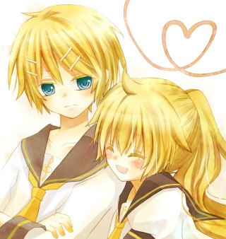 Blonde girls hugging smiling heart - the camera free wallpaper