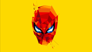 Red mask blue eyes yellow - a red mask free wallpaper